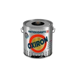Esmalte antioxidante agua oxiron liso satinado 2,5 l negro titan