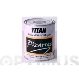 Pintura sintetica pizarras mate 750 ml negro titan