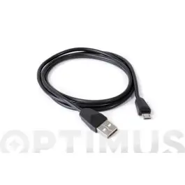 Cable conexion usb-micro usb negro 1m axil