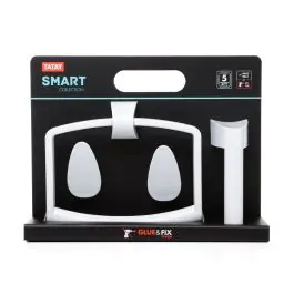 Juego baño tatay portarollo aro+2p smart abs bl 6721001 4 pz