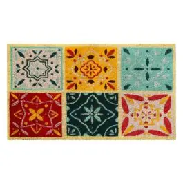 Felpudo coco blanco vintage colors 40 x 70 cm dintex