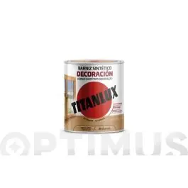 Barniz sintetico decoracion brillante 750 ml incoloro titanlux