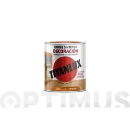 Barniz sintetico decoracion brillante 250 ml roble titanlux
