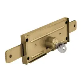 Cerradura central de persiana 11a 154 x 60 mm bicromatado cvl