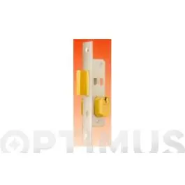 Cerradura metalica 5552 entrada 12mm cilindro ovalado niquelado lince