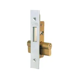 Cerradura metalica 5552n entrada 13mm cilindro leva corta niquelado lince