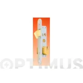 Cerradura metalica 5555 entrada 12mm cilindro ovalado niquelado lince