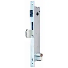 Cerradura metalica 5580 entrada 21mm cilindro leva corta niquelado lince