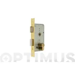 Cerradura embutir serie 1500 1501 latonado 35 mcm