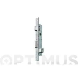 Cerradura metalica 1550-14 entrada 11mm cilindro ovalado inox mcm