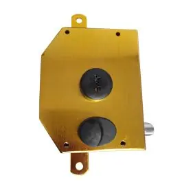 Cerradura seg. sobr. perfecta 3p s/barra dcha dorado iseo 91