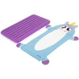 Saco dorm infantil 132x76x10cm c/ colch hinch bestway unicor