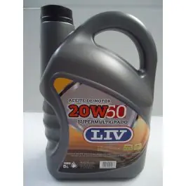 Aceite motor 5lt gas. liv 20w sae 50s sae50s-203 5 lt