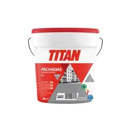 Pintura acrilica fachadas f4 mate 4 l blanco titan