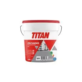 Pintura acrilica fachadas f4 mate 15 l blanco titan