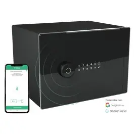 Caja fuerte seguridad awa sobreponer electronica wifi arregui 385 x 270 x 300 mm