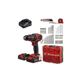 Taladro bateria percutor te-cd 18/40 li +2 baterias x 2,0 ah +64 accesorios einhell