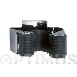 Colgador 1 escoba adhesivo cromado/mate 2 unidades inofix
