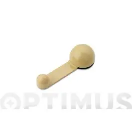 Tope puerta retenedor adhesivo giratorio beige inofix