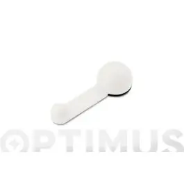 Tope puerta retenedor adhesivo giratorio blanco inofix