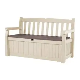 Arcon banco de resina eden 265 l 140 x 60 x 84 cm keter