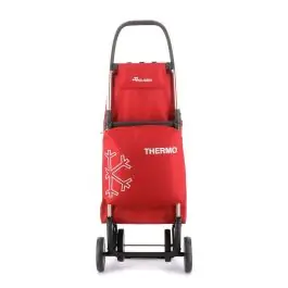 Carro compra termo 4 ruedas plegable i-max termo zen 4l rojo rolser