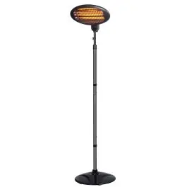 Calefactor electrico exterior cuarzo terraza 2000 w natuur