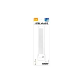 Luz armario 30,5x10x29cm 1w garza abs bl luz armario 80lm