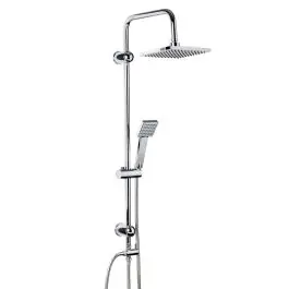 Columna ducha london soporte barra + flex 20 x 48 x 110 cm cromo tatay