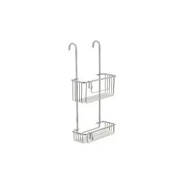 Cesto ducha doble con colgador para grifo 28 x 13,5 x 60 cm aluminio tatay