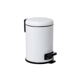 Cubo baño 3l cubo extraible nordic blanco ac. tatay