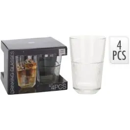 Vaso mesa 360 ml crist hi ball koopman 4 pz import