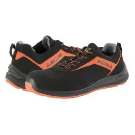 Zapato seguridad s1ps esd flex negro / naranja talla 39 bellota