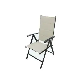 Sillon jard 68x55x104 posiciones natuur alum/text beige import