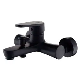Grifo de baño-ducha monomando negro bidasoa ug
