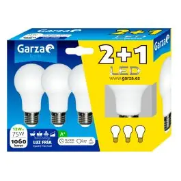 Lampara ilumin estan led garza e27 9,5w 1060lm 6500k 3 pz