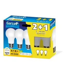 Lampara ilumin estan led garza e27 13w 1520lm 3000k 3 pz