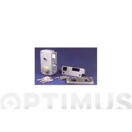 Cerradura sobreponer 2556bp gris 70 izquierda mcm