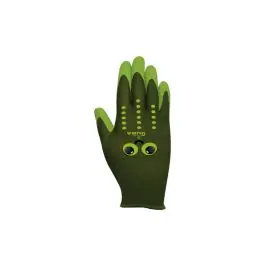 Guante nilon recubierto latex rugoso infantil talla 8 años juba garden