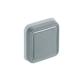 Conmutador empotrar gris ip55 plexo legrand