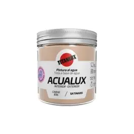 Pintura al agua manualidades acualux satinado 75 ml carne titanlux