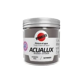 Pintura al agua manualidades acualux satinado 75 ml marron titanlux