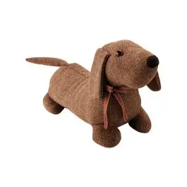 Tope puerta textil 1 kg perro marron inofix
