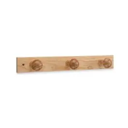 Colgador pared 3 pomos inofix mad nat 3773 3773-8 ud
