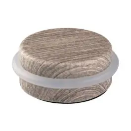 Tope puerta adhesivo plastico-metal olivo mediterraneo inofix