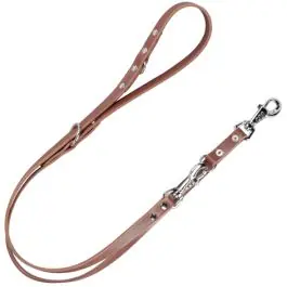 Correa mascota multiposicion arppe cuero marr 2176012004