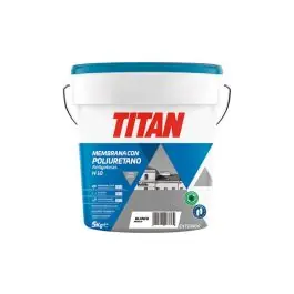 Pintura impermeabilizante con poliuretano h10 5 kg blanco titan