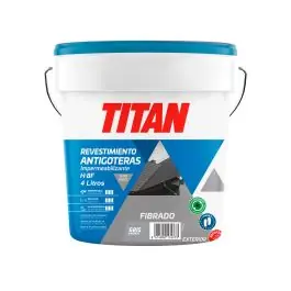 Pintura impermeabilizante antigoteras fibras h8f semi-mate 4 l gris titan