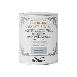 Pintura efecto tiza chalky finish 750 ml gris marengo rust-oleum