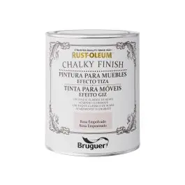 Pintura efecto tiza chalky finish 750 ml rosa empolvado rust-oleum